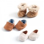 Dolls clothing - Pomea - 3 pairs of slippers